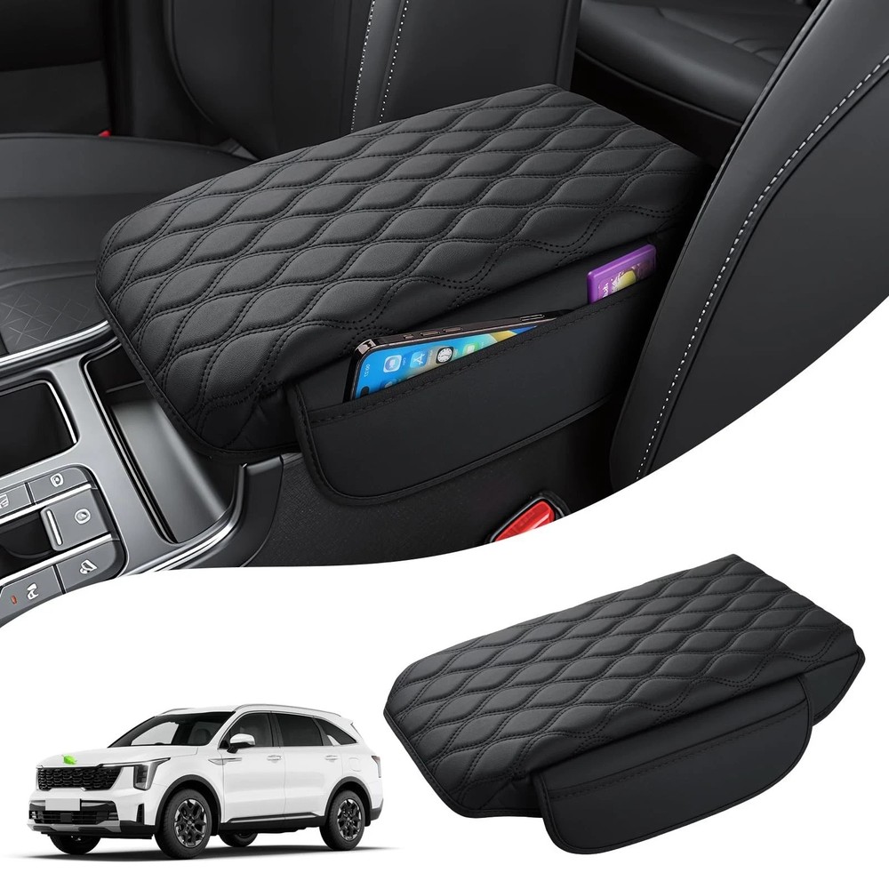 Autorder Center Console Cover for 2021-2025 2026 Kia Sorento Accessories Armr…