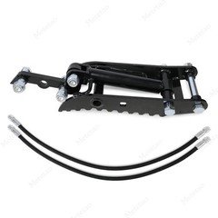 L-Shaped 3-Holes Bracket Hydraulic Thumb Clip Fits Mini Excavators Attachments