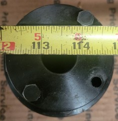 22 mm X 35 mm Flexible Disc Steel Shaft Coupling 105 mm Over All Length