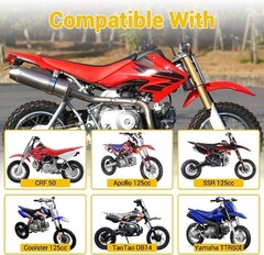 Aluminium Red 11mm Hole Gear Shifter Lever Pedal for 125cc 140cc 15 Color: Red