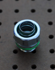 MCMASTER CARR 3/4 LIQUID TIGHT FLEXIBLE METAL CONDUIT ADAPTER +LOCKNUT 7119K13