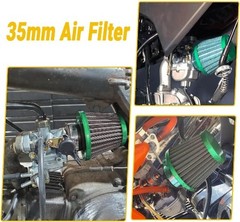 35mm ATV Air Filter for 50cc 70cc 80cc 90cc 110cc 125cc Dune Bu Color: D-Green