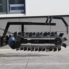 2026 Mini Skid Steer Trencher Attachment for Orchard, Irrigation & Pipe Laying
