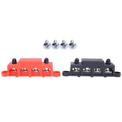 Fastronix 5/16″ 4 Stud Power and Ground Distribution Block with Cover New US