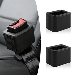 2 PCS Seat Belt Buckle Holder, Durable Silicone Material,Car Accessories, Sui…