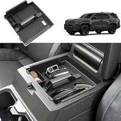 Center Console Organizer for All Trims, with Small Handle & Coin Holder, Durable