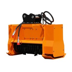 Mini Excavator Hydraulic Flail Mower Brush Cutting Attachment, 40mm Pin
