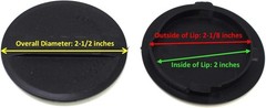 Durable UFP Replacement Cap 2-1/2″ Diameter for UFP Brake Actuators – Black