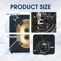 1ton-1.5ton Mini Excavator Accessories Hydraulic Grass Cutter Mower
