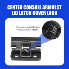 Center Console Lid Latch for 4Runner 5890812080, Durable Black Car Armrest Box B