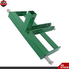 For CAT 1 Tractor W/Suitcase Weight Brackets 3 Point 2″ Receiver Hitch Drawbar