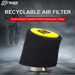 Foam Air Filter, Universal Motorcycle 35mm Replacement High Perform Size: 35MM