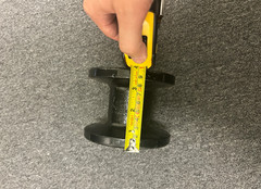 Agrotk Center Idler Wheel Mini Excavator Attachment Fits 12/15 Series Equipment