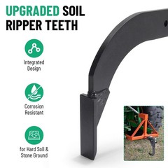 Hitch Lawn Mounted Garden Ripper for ATV/UTV Tractor with 2 inch Receivers USA