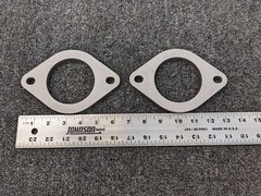 *2 PACK* 3.0 inch 2 Bolt Heavy Duty Exhaust Flanges 3/8″ Thick 3.0″ Dual Exhaust