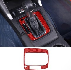 Carbon Fiber Gear Shift Panel Trim Cover Compatible with Forester 2 Color: Red