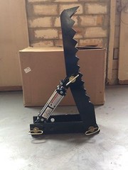 LINVILLE Heavy duty 36″ Slim Semi-HYDRAULIC backhoe excavator thumb MADE in USA