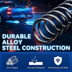 Severe Heavy Duty Rear Coil Springs for 2019-2025 Ram 1500 Extra 70% Load