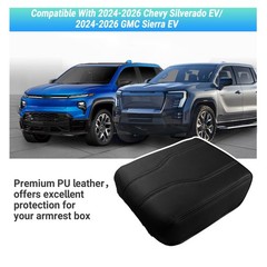 Center Console Cover Compatible with 2024-2026 Chevy Silverado EV/2024-2026 G…