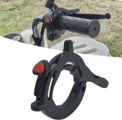 Motorcycle Cruise Control Assist, Universal Throttle Lock Clamp in Black