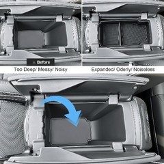 Center Console Organizer for Vehicles, Durable ABS Color: for (Envision) 2024+