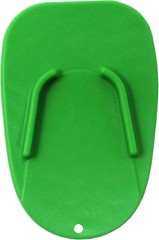 Dirt Bike Kickstand Plate and Pad Base for Hot Asphalt and Soft S Color: Green