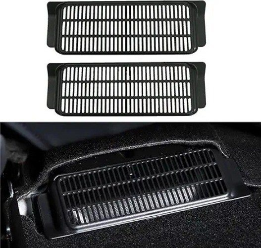 Rear Seat Air Vent Cover Protector for Model 3 Car, 2Pcs Air Condition Outlet Ac
