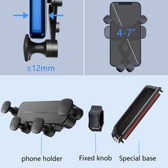 Car Phone Holder Center Console Dash Organizer for Kia K4 2025 2026 Accessories