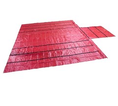 2 Pack Trucking Flatbed Trailer Tarps Heavy Duty 18oz Lumber Tarp 24×27 (8′ D…