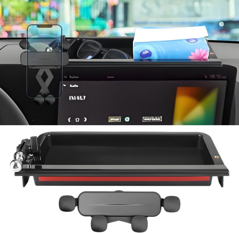 Car Phone Holder Center Console Dash Organizer for Kia K4 2025 2026 Accessories