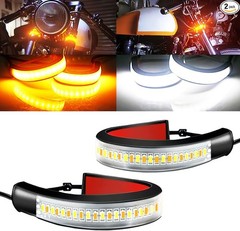 5in Daytime Running Light Switchback LED Strip White&Amber DRL Sequential Blinke