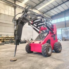Mini Skid Steer Hydraulic Breaker 35mm Chisel Concrete Demolition Hammer