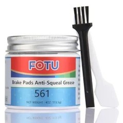 Brake Pads Anti-Squeal Grease – Wheel Cleaner for Car Silicone Paste (4 Oz x 1-P