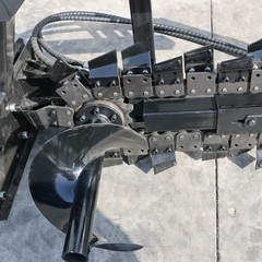 New Mini Skid Steer Loader Trencher Attachment Loader Trencher Free Shipping