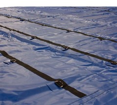 2 Pack Flatbed Heavy Duty Waterproof 18oz Vinyl Lumber Tarps 20′ x 27′ (6′ Dr…