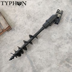 Mini Excavator Attachment Hydraulic Auger 7.8in Dia Earth Drilling Hole Attchmen