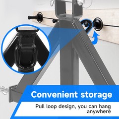 Heavy Duty Three Point Hitch 2in Receiver Trailer Hitch Fits Cat 1, Quick Hitch