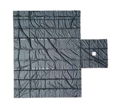 Superlight 14oz Flatbed Trailer Lumber Steel Tarp 20×27 (6′ Drop) – Black