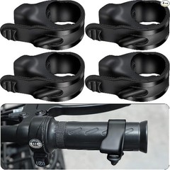 4 Pieces ABS Throttle Holder Cruise Assist Control Grip Handlebar Black Handleba