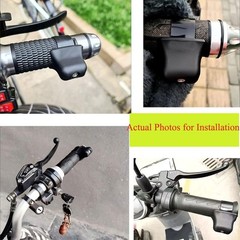 2 Pack Cruise Assist Throttle Control Lock Ergonomic Grip Universal Clamp Mounte