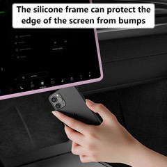 4PCS Center Console Wireless Charger Mat Silicone for 2025 2026 Tesla New Mod…