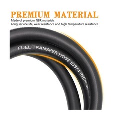 20FT 3/4inch NPT Fuel Transfer Hose Farm Tank Hose and 2PCS Fuel Swivel with …