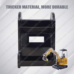 Bobcat X-Change E Coupler Bracket, Quick Attach，Mini excavator Bucket Attachment