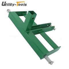 3 Point Green 2″ Receiver Hitch Drawbar For Cat 1 With Suitcase Weight Brackets