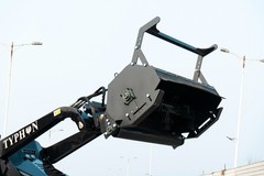 New TYPHON STOMP X1300 & STOMP 509 Mini Skid Steer Forestry Mulcher Attachment