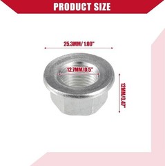 Power Steering Pump Pulley Nut 90305PAAA01 90305P0G003, Durable Metal Inner, for