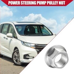 Power Steering Pump Pulley Nut 90305PAAA01 90305P0G003, Durable Metal Inner, for