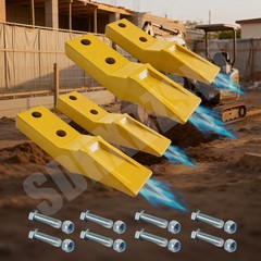 Bucket Teeth with Nuts for Mini Excavator Bucket USA Stock Brand NewX4
