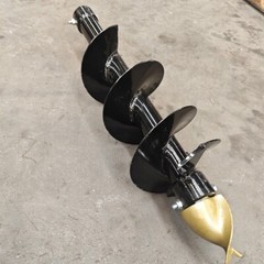 300mm Diameter Auger Drill Rod Post Hole Attachment for Mini Excavator