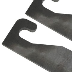 For the JRB 416 loader coupler 2 Quick Tach Brackets W/Wear Ears Weld On Steel